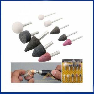 10p Değişik Şekillerde Hobi Gravür Taşlama Seti