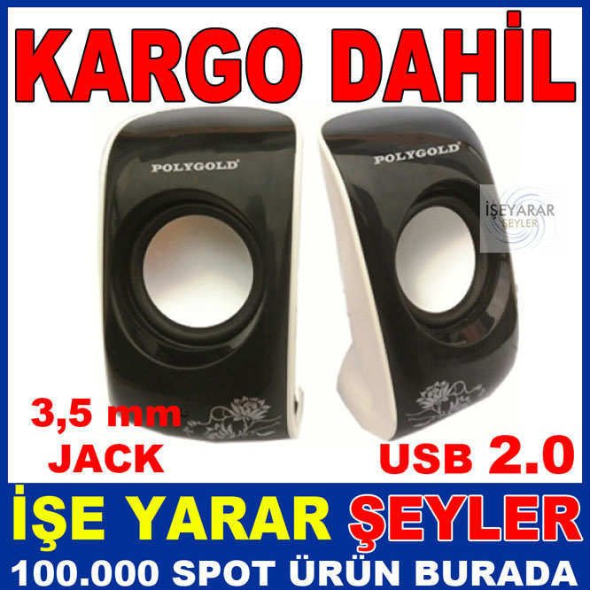 POLYGOLD PG215 MULTIMEDIA BİLGİSAYAR HOPARLÖR KD