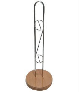 AHŞAP TABANLI PASLANMAZ ÇELİK DİKEY HAVLULUK KD