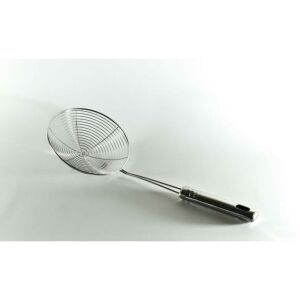 Baysa Metal Büyük Tel Kevgir Sık Dokuma 18 cm Çap, 21 cm Sap Uzunluğu