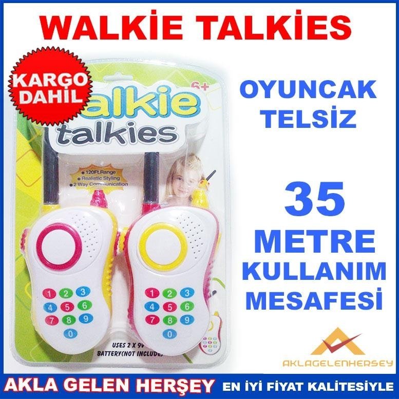 WALKİE TALKİES OYUNCAK TELSİZ 35 METRE MESAFELİ