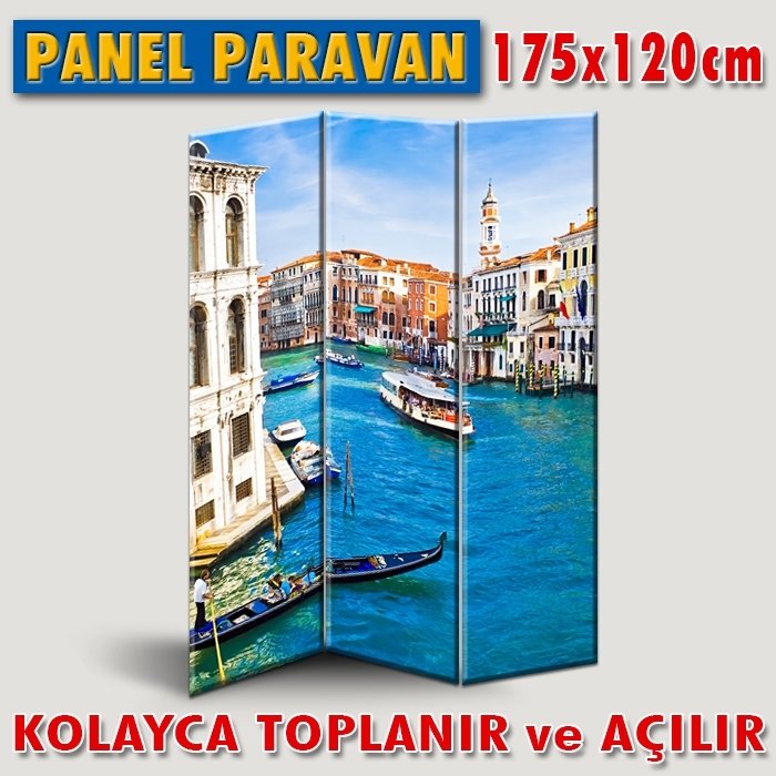 GÖRSELLİ KATLANIR PANEL BÖLME SİSTEMİ - VENEDİK KANALLARI