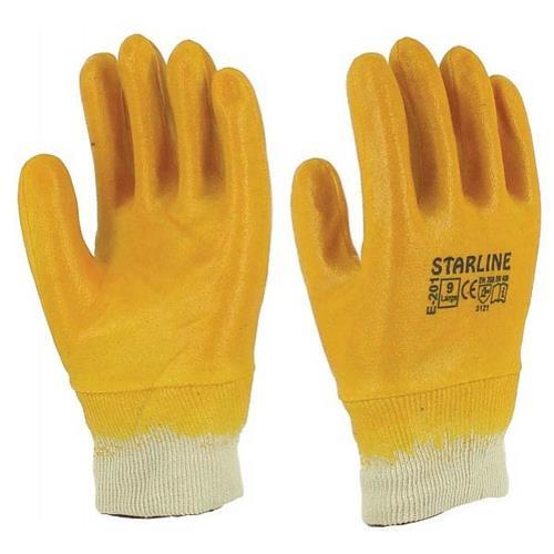 Hitro İş Eldiveni 10 No Kauçuk İzole Korumalı Sarı İş Eldiveni