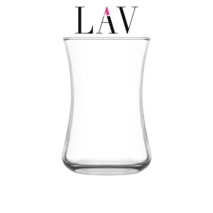 LAV 6'lı DERİN DRN312 140cc Geleneksel Şıklık Taşıyan Çay Bardağı