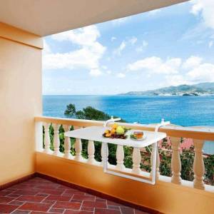 40x80 cm Katlanır Açılır Balkona Asılabilen Pratik Plastik Masa - Balkon Demirine Mermerine Sabitler