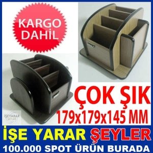 XL5037 MASAÜSTÜ ŞIK AHŞAP KALEMLİK NOTLUK SET KD