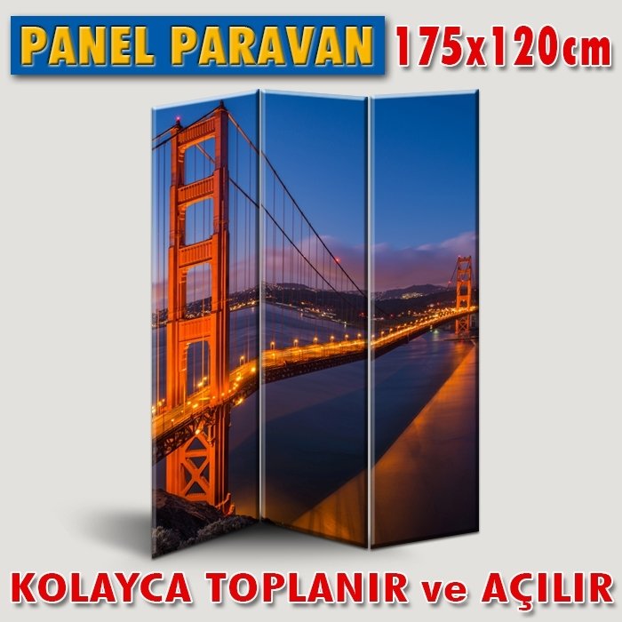GÖRSELLİ KATLANIR PANEL BÖLME SİSTEMİ - SAN FRANCISCO-GOLDEN GATE