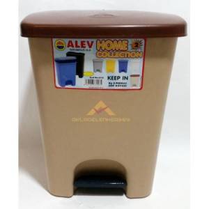 25 Litre Pedallı Kaliteli Plastik Çöp Kovası No.4 44x35x27cm