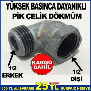 LPG TÜPGAZLI OCAKLARI DOĞALGAZA DÖNÜŞTÜREN APARAT DİŞİ 1/2-ERKEK,
