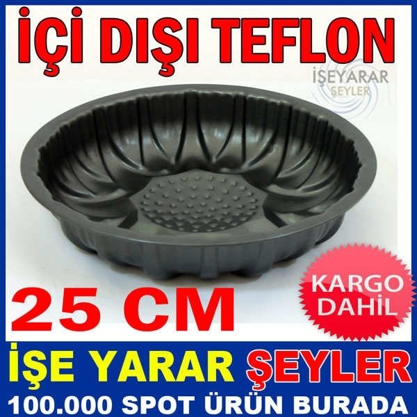 25 CM İÇİ DIŞI TEFLON YILDIZ MODEL KEK KALIBI