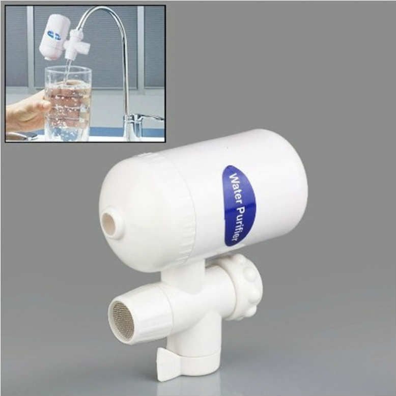 Sws Porselen Nano Musluğa Monte Edilen Su Arıtma Cihazı Kötü Tadları Temizler Saf Hale Getirir