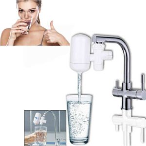 Sws Porselen Nano Musluğa Monte Edilen Su Arıtma Cihazı Kötü Tadları Temizler Saf Hale Getirir