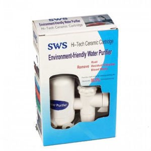 Sws Porselen Nano Musluğa Monte Edilen Su Arıtma Cihazı Kötü Tadları Temizler Saf Hale Getirir