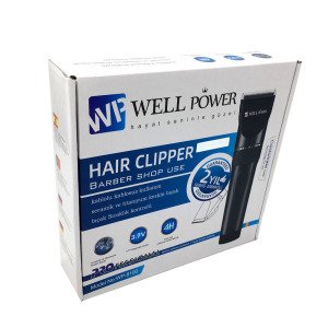 4 Taraklı Kablolu Kablosuz Şarjlı Seramik Bıçaklı Tıraş Makinesi Well Power WP-8100 Garantili