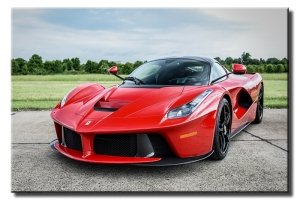 ASIK SURAT FERRARİ 6 değişen ölçü ORİJİNAL KANVAS TABLO