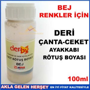 BEJ RENK DERİ ÇANTA CEKET AYAKKABI RÖTUŞ BOYASI -2