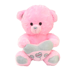 I Love You Kalpli Ayı Peluş Oyuncak 50 cm