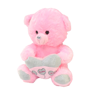 I Love You Kalpli Ayı Peluş Oyuncak 50 cm