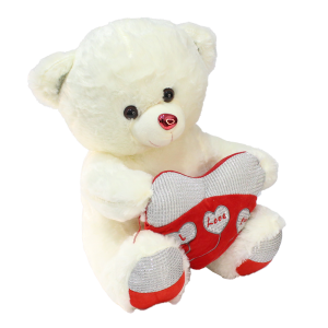 I Love You Kalpli Ayı Peluş Oyuncak 50 cm