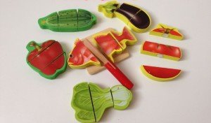 Ahşap Sebze Kesme Oyunu. 100% Doğal Ahşap Toksik İçermeyen Boya İle Çocuklarınıza Sağlıklı Eğlence