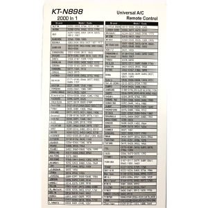 Klima Kumandası Tüm Markalarla Uyumlu Universal Kumanda