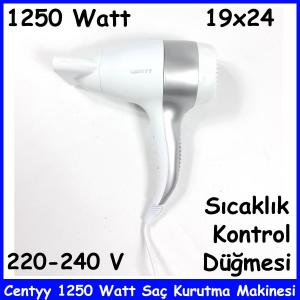Centyy 1250 Watt Saç Kurutma Ve Fön Makinesi Şık Takarım 