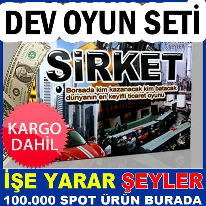 ÇOK EĞLENCELİ ZEKA ve MASA OYUNU ŞİRKET OYUNU KD