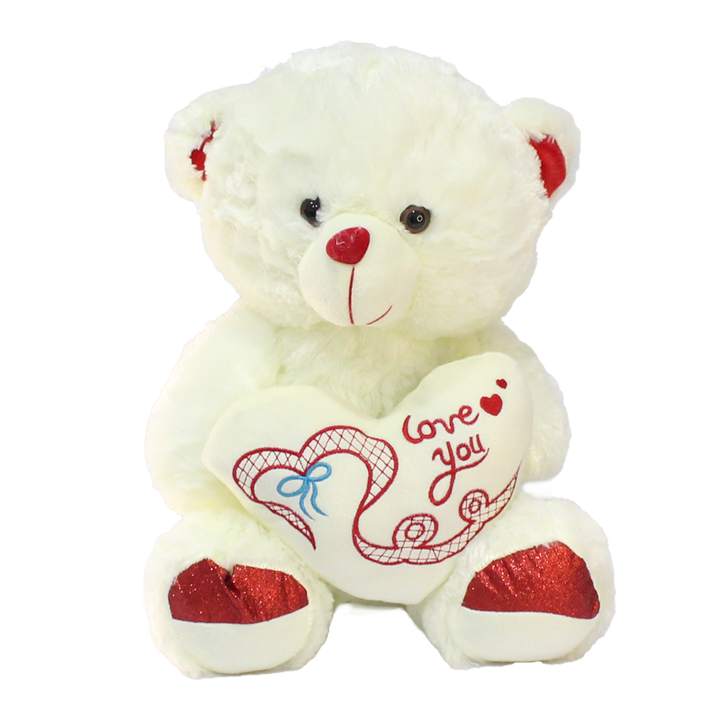Love You Kalpli Ayı Peluş Oyuncak 40 cm