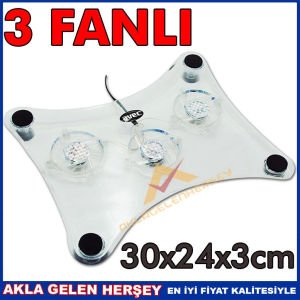 AVEC ŞEFFAF PLASTİK NOTEBOOK SOĞUTUCU PAD