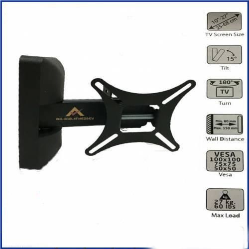 Cen Ex 10'' 27'' 25-68 Cm Lcd-Led Tv Hareketli Duvar Askı Aparatı 27 Kg