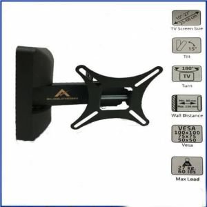 Cen Ex 10'' 27'' 25-68 Cm Lcd-Led Tv Hareketli Duvar Askı Aparatı 27 Kg