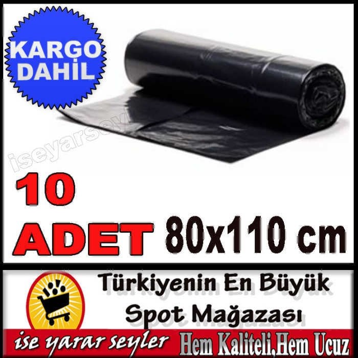 10 ADET JUMBO BOY DOĞA DOSTU ÇÖP TORBAS 80X110cm ENDÜSTRİYEL ÇÖP POŞETİ -2