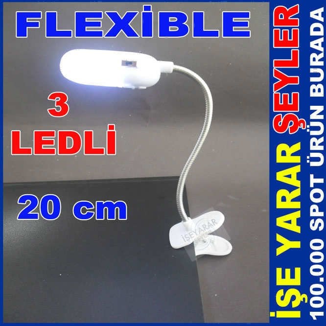 2 LED MANDALLI  KİTAP OKUMA ve MASA LAMBASI