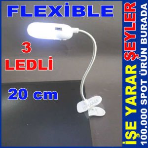 2 LED MANDALLI  KİTAP OKUMA ve MASA LAMBASI