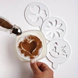 4 SET FARKLI ŞEKİL MUHALLEBİ SÜSLEME ŞABLONU