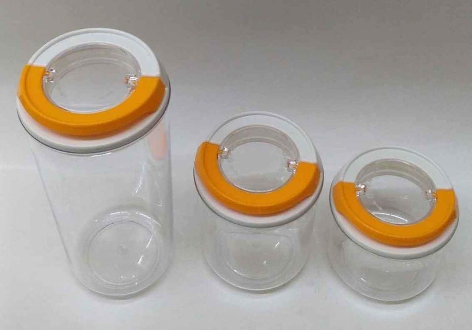 Bosfor Hauseware Vakumlu Erzak Kabı 3'lü Set D-6