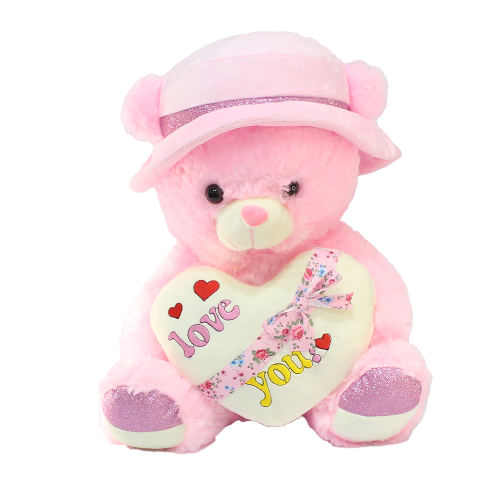 I Love You Kalpli Şapkalı Peluş Oyuncak 50 cm