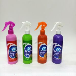 Kalıcı ve Ferah Kokulu Divax Oda Parfümü 350ml (Gül, Spring, Kavun, Lavanta)