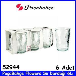 Paşabahçe Flowers Su Bardağı 6Lı 52944 Kaliteli Cam