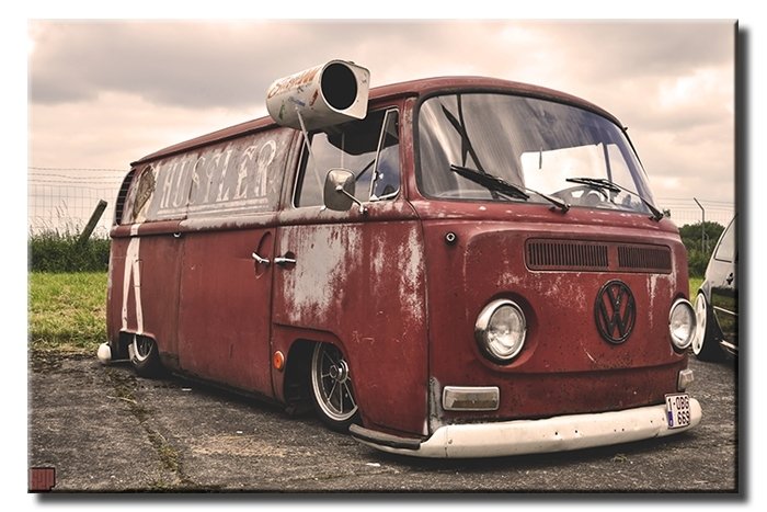 BASIK VW MİNİBÜS 6 değişen ölçü ORİJİNAL KANVAS TABLO