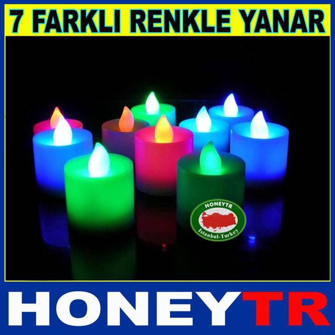 BİTMEYEN LED MUM SÖYMEYEN LED MUM PİLLER DAHİL