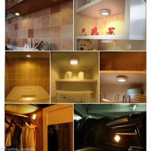 Çok amaçlı Uzaktan Kumandalı Led Aydınlatma Sistemi,5 Led Zaman Ayarlı Kablosuz heryerepratik montaj