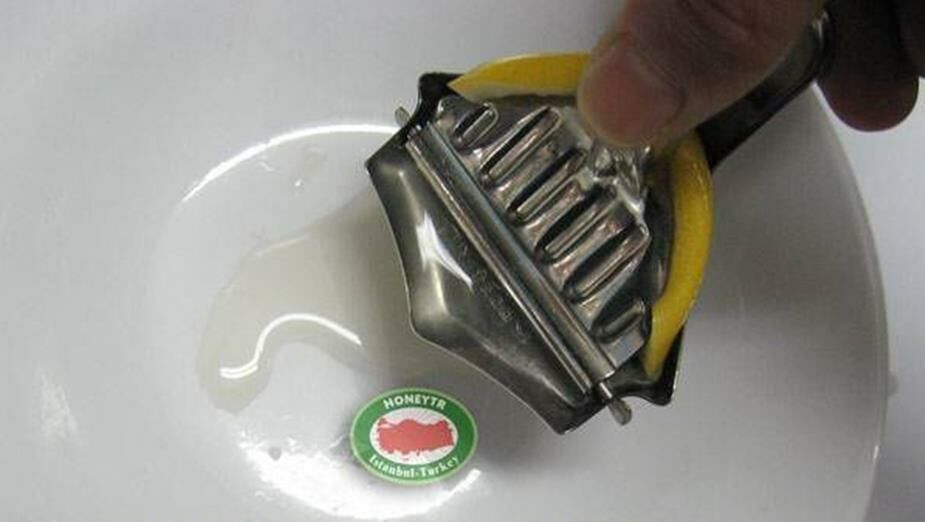 Paslanmaz çelik dilimlenmiş limon sıkacağı
