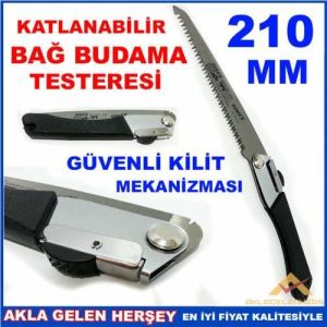 KİLİT MEKANİZMALI KATLANABİLİR BUDAMA TESTERESİ