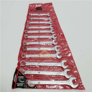 12'li SET ANAHTAR TAKIMI HAVA ÇELİĞİ SÜPER KALİTE YILDIZ ve AÇIK AĞIZLI 12li KOMBİNE ANAHTAR SETİ