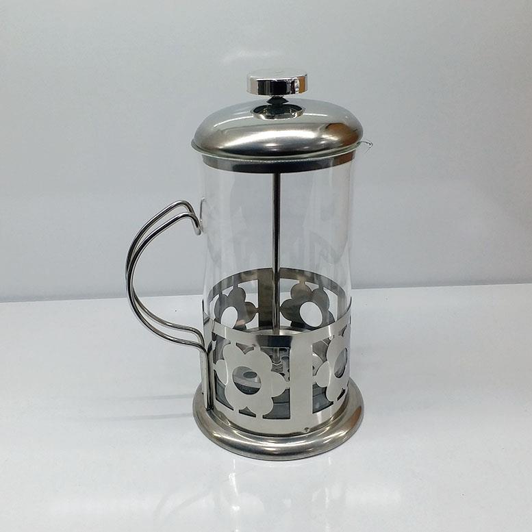 Balsa Cam Bitki Çayı Süzgeci Kahve Filtre French Press 600 ml