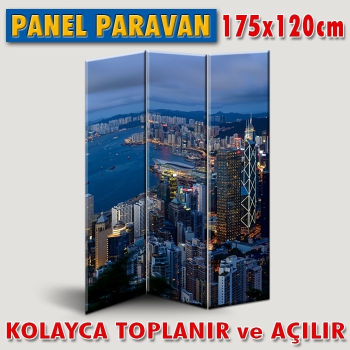 GÖRSELLİ KATLANIR PANEL BÖLME SİSTEMİ - HONG KONG'TA AKŞAM 2
