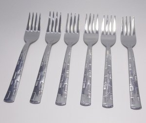 36 Parça Paslanmaz Çelik Çatal Kaşık Takımı Ucuz Piyasa Halk Tipi