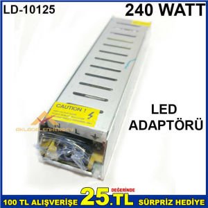 120 WATT 10 AMPER SLİM METAL KASA LED ADAPTÖR