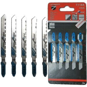 Metal Kesici ince Diş 5 adet Dekupaj Motoru Testere Seti 77mm Boy